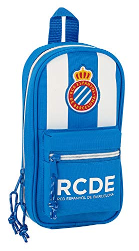 Tasche mit 4 Etuis R.C.D. Espanyol - Offiziell von safta