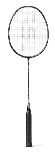 RSL Badmintonschläger Nova 011 V3 mit Ashaway Wettkampfbesaitung 100% Carbon/Graphit Racket von R.S.L.