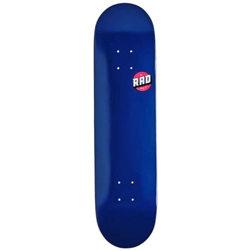 RAD Unisex – Erwachsene Blank Logo Skateboard, Navy, 7.75" von RAD