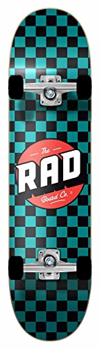 RAD Unisex – Erwachsene Checkers Komplettboard, Petrol, 7.25" von RAD