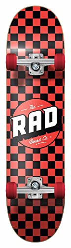 RAD Unisex – Erwachsene Checkers Komplettboard, Rot, 7.75" von RAD