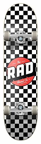 RAD Unisex – Erwachsene Checkers Komplettboard, Schwarz, 7.5" von RAD
