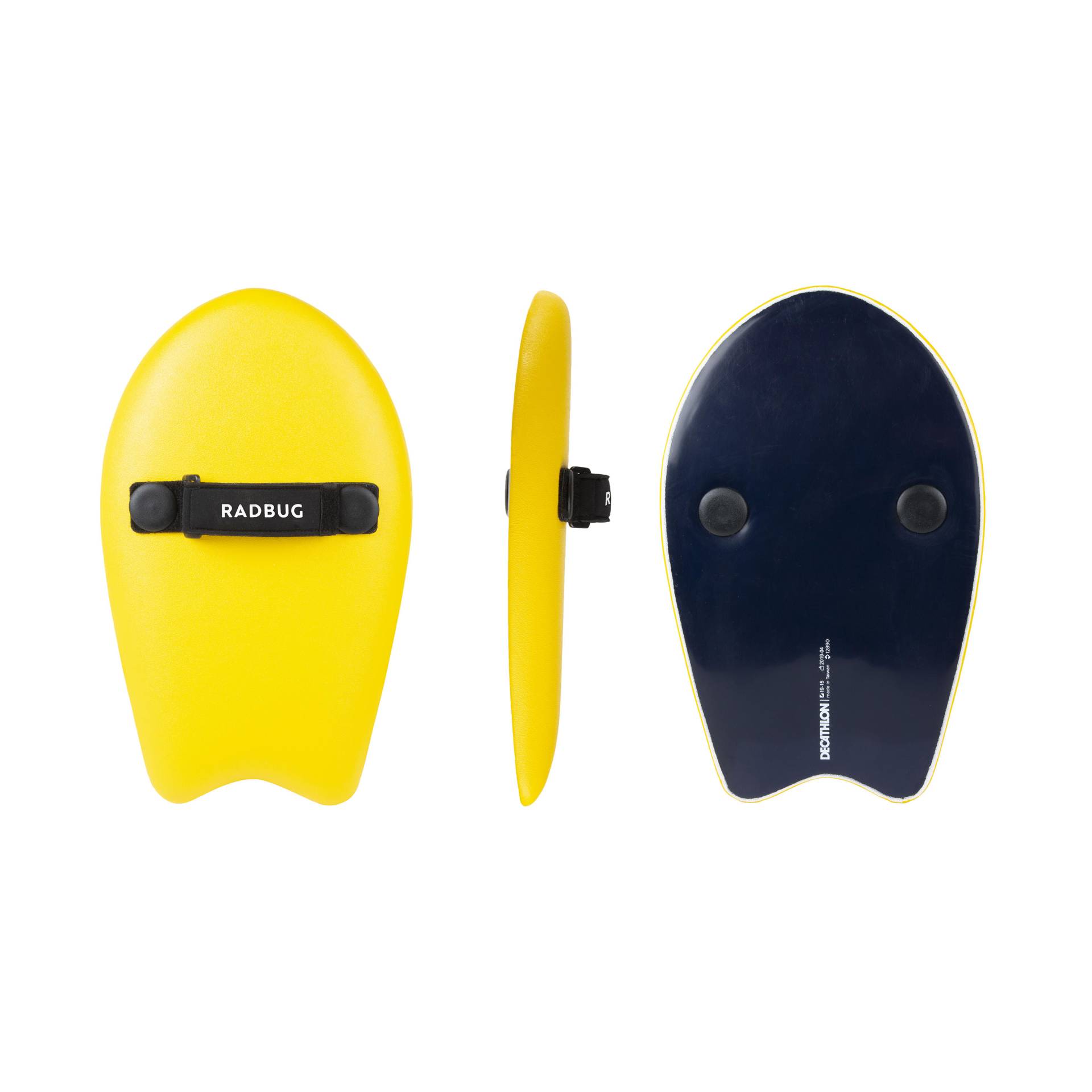 Handboard Handplane Bodysurf 100 gelb von RADBUG