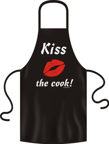 Grillschürze Original Rahmenlos ® Kiss the cook von RAHMENLOS