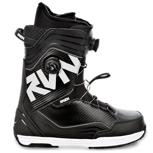 Snowboard Boots Raven RVN Pro Dual Moz mit Schnellverschluss (43 (28cm)) von RAVEN