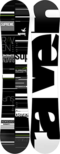 Snowboard Raven Supreme Black/Green (163cm Wide) von RAVEN