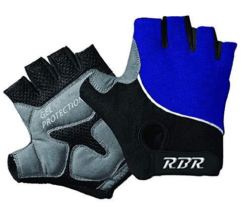 RBR Unisex Erwachsene Gll100a fahrradhandschuhe, blau, L von RBR