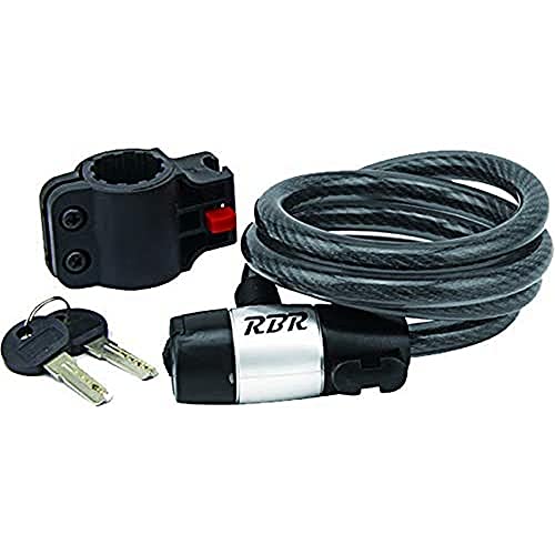 RBR LCK101 Vorhängeschloss, für Erwachsene, Unisex, Schwarz, 120 cm von RBR