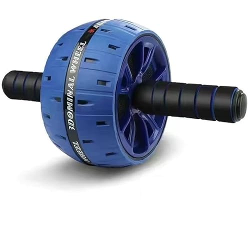Bauch-Rollrad, Bauch-Trainingsgerät for Bauch- und Rumpfkrafttraining, Heim-Fitness-Fitnessgerät for Bauch-Training (Color : BLUE) von RC-BKKXXEAV