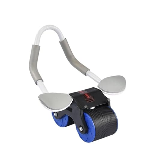 Bauch-Rollrad, Bauch-Trainingsgerät for Bauch- und Rumpfkrafttraining, Heim-Fitness-Fitnessgerät for Bauch-Training (Color : Blue(23styles) auto bounce) von RC-BKKXXEAV