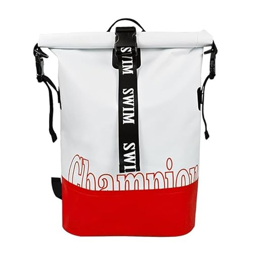 RC-BKKXXEAV Dry Bag Rucksack 20L Dry Bags Wasserdichter Rucksack for Männer, geeignet for Kajakfahren, Schwimmen, Wandern, Bergsteigen, Rafting, Reisen und Camping(Color:Red) von RC-BKKXXEAV