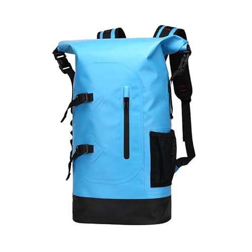 RC-BKKXXEAV Dry Bag Rucksack 25L Dry Bags Wasserdichter Rucksack for Männer, geeignet for Kajakfahren, Schwimmen, Wandern, Bergsteigen, Rafting, Reisen und Camping(Color:Blue) von RC-BKKXXEAV