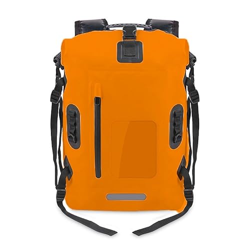 RC-BKKXXEAV Dry Bag Rucksack 30L Dry Bags Wasserdichter Rucksack for Männer, geeignet for Kajakfahren, Schwimmen, Rafting, Reisen und Camping(Color:Orange) von RC-BKKXXEAV