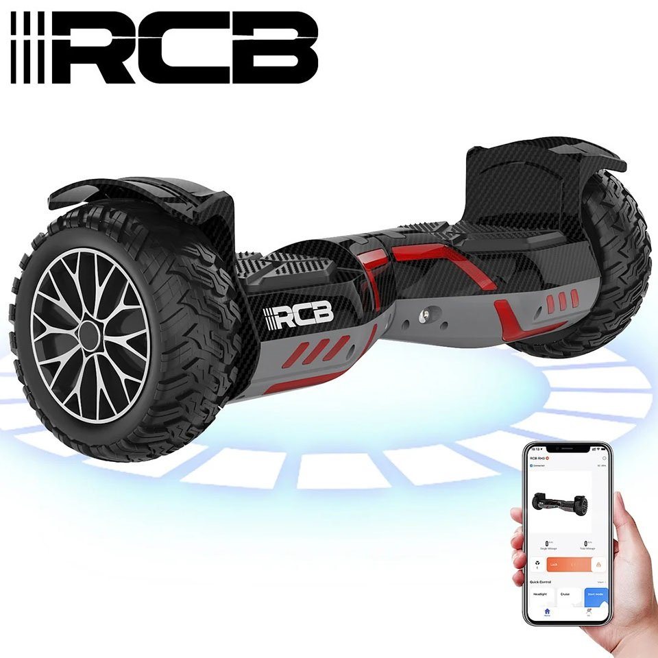 RCB Balance Scooter RH3, 8,5 Zoll Hoverboard, 2 x 200 W-Motor, 6 km/h, 9 km/h, 12 km/h von RCB