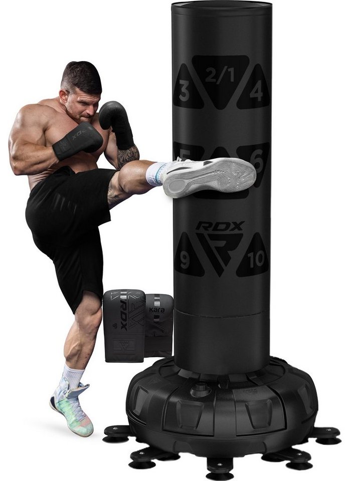 RDX Sports Boxsack RDX Boxsack mit Handschuhen, 6FT Freistehend Kickboxen MMA Fitness von RDX Sports