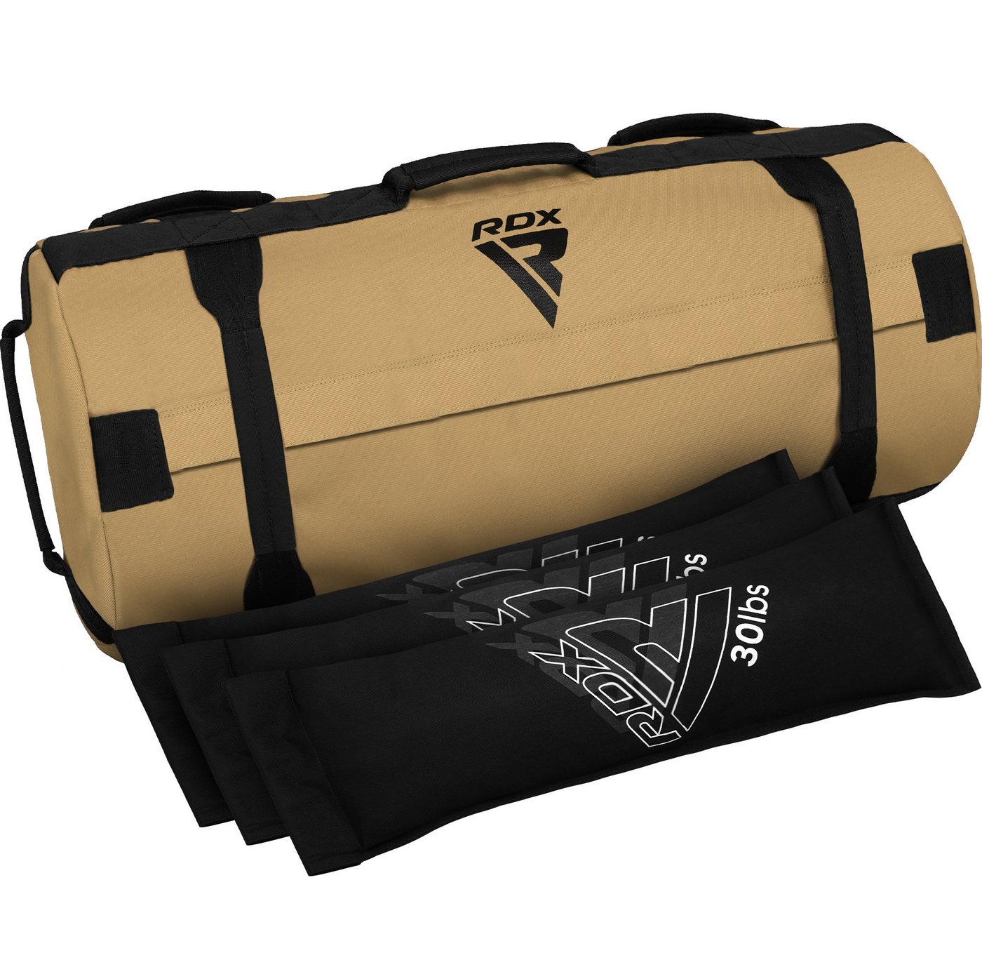 RDX Sports Gymbag RDX Sandbag Power Bag für Krafttraining mit Griffen und Reißverschluss von RDX Sports