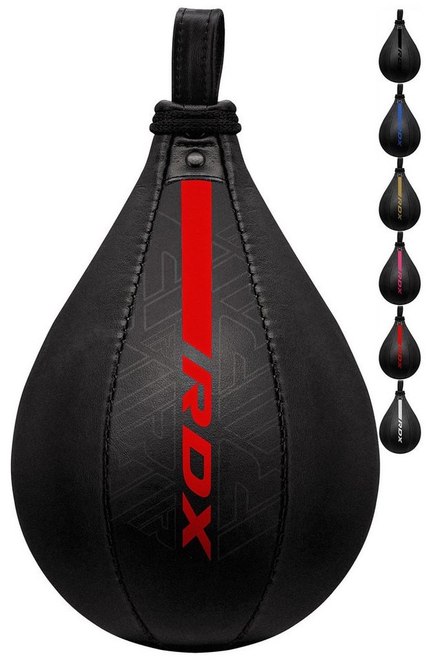 RDX Doppelendball RDX Maya Hide Leder Boxing Speed Ball with Holder Punching Ball von RDX