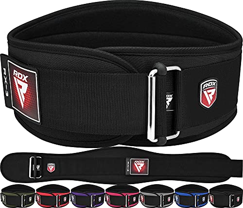 RDX 6.5” Gewichthebergürtel, Auto-Lock Trainingsgürtel, Krafttraining Powerlifting Fitness Bodybuilding Gürtel, Gewichtheben Gepolstert Gym Weight Lifting Belt, Männer Damen Kreuzheben Workout von RDX