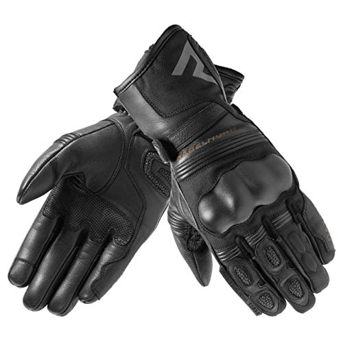 REBELHORN Patrol WP Lady Leder Motorradhandschuhe für Frauen Superfabric Panels und Fingerkappen Belüftung Flexible Elemente Touchscreen Friendly Pads von REBELHORN