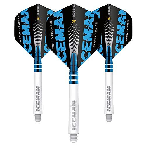 RED DRAGON Gerwyn Price Iceman World Champion Special Edition Flight and White Stem Combo Set von RED DRAGON