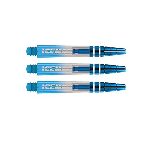 RED DRAGON Gerwyn Price Nitrotech Blau getaucht mit Blauer Spitze Intermediate Dart-Stiele - 2 Sets pro Packung (insgesamt 6 Stiele) von RED DRAGON