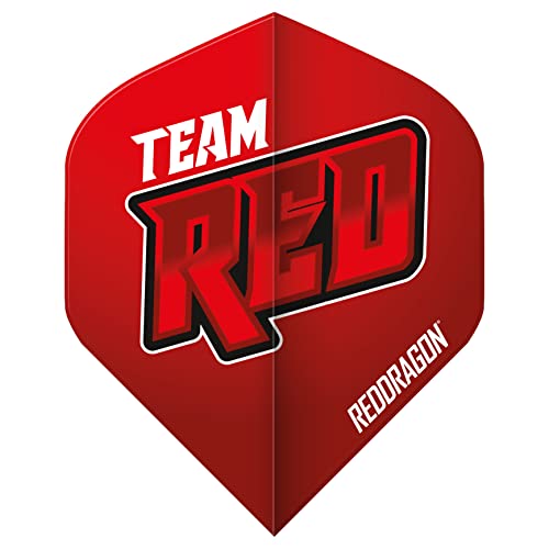 RED DRAGON Hardcore XT Team Red Dart Flights (4 Sets Per Pack) von RED DRAGON