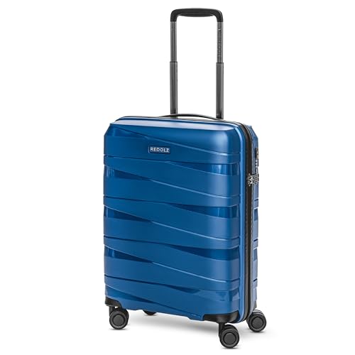 REDOLZ Hartschalen Kabinen-Koffer | Kleiner Trolley 40 x 20 x 55 cm aus hochwertigem, leichtem Polypropylen Material | 4-Rollen & TSA (Essentials 10) von REDOLZ