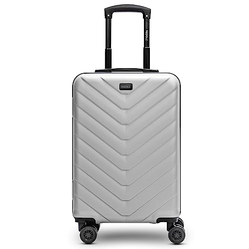 REDOLZ Hartschalen Kabinen-Koffer | Leichter Trolley 37 x 22 x 55 cm - hochwertiges ABS Material | 4 Doppelrollen & TSA-Schloss (Essentials 07) von REDOLZ