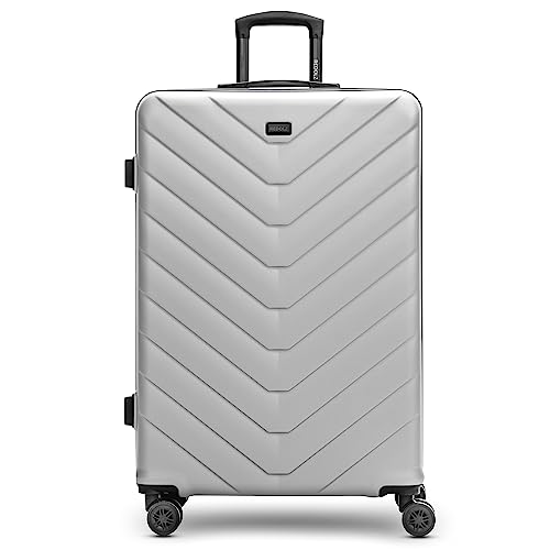 REDOLZ Hartschalen Koffer | Leichter Trolley 52 x 29 x 79 cm - hochwertiges ABS Material | Männer/Frauen - 4 Doppelrollen & TSA-Schloss (Essentials 07) von REDOLZ