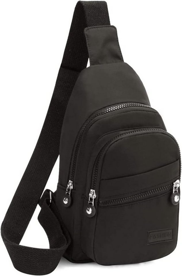 REDOM Schultertasche Brusttasche Sling Schulter Rucksack Rucksäcke Crossbody Umhängetasche (Herren und Damen 30 x 17 x 11 cm, Geldgürtel, Sport, Sporttasche, Groß, Handytasche, Unisex, Anti-Diebstahl), für Outdoor Camping Reisen Wandern Radfahren Multipurpose Tagepacks von REDOM