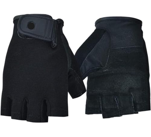 REEKOS Radsporthandschuhe Fahrradhandschuhe Handschuhe Für Herren, Fahrradhandschuhe, Mountainbike-Handschuhe, Halbfinger-Straßen-Reithandschuhe Radhandschuhe Sporthandschuhe(Size:L) von REEKOS