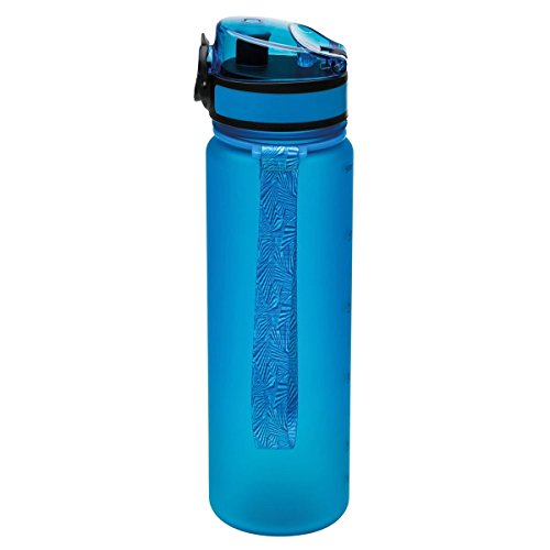 REFLECTS Profi Sporttrinkflasche 500 ml BPA frei | Ideale Sportflasche für Fitness, Fahrrad, Sport, Fussball | Auslaufsichere Fahrradflasche, Sporttrinkflasche Farbe blau von REFLECTS