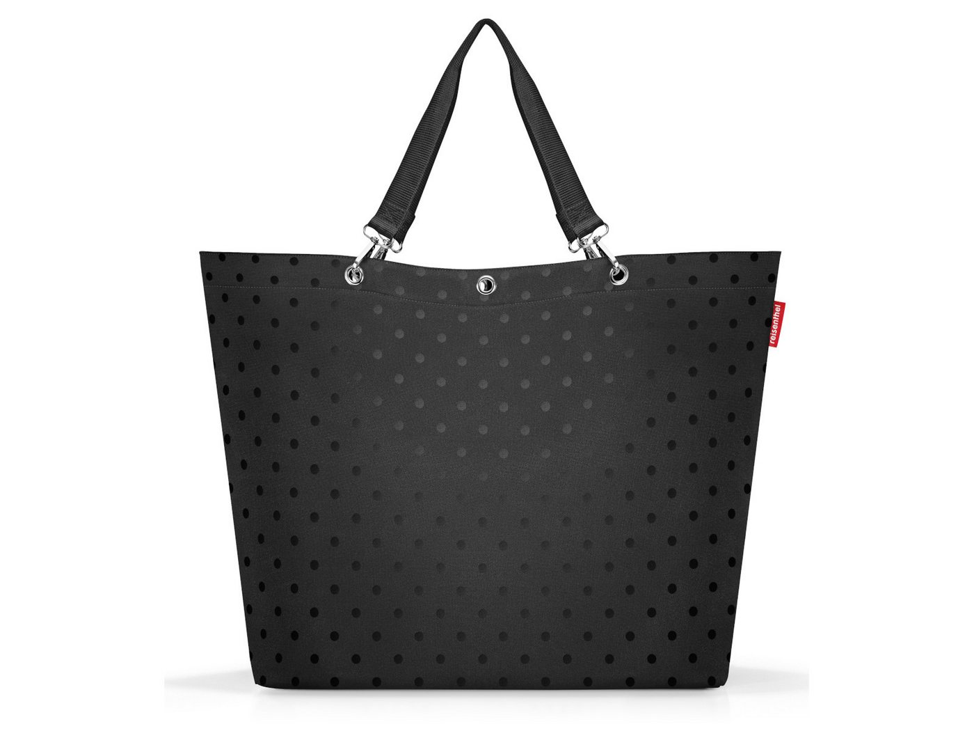 REISENTHEL® Einkaufsshopper shopper XL glossy dots black von REISENTHEL®