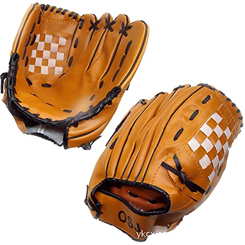 RETHPA Baseball Handschuhe,Softball Handschuh Kinder und Erwachsener dickerer Pitcher Baseballhandschuhe Softballhandschuhe (Size : 10.5 Inches) von RETHPA