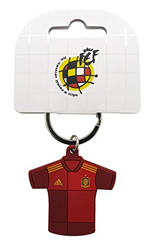 RFEF Schlüsselanhänger Nachbildung des Nationalmannschaft Spanien 2020-2021 aus PVC / Llavero PVC Camiseta Neutral Doble Lagdo von RFEF