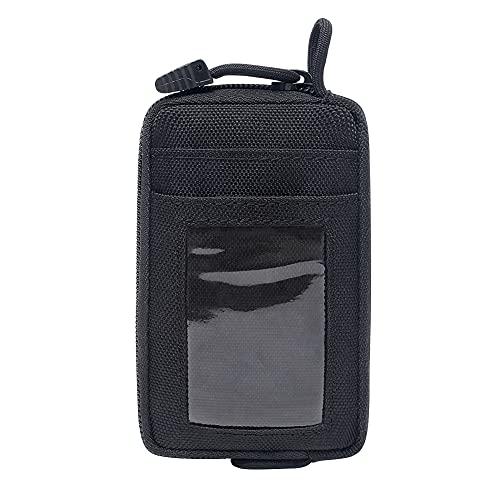 EDC-Molle-Tasche für den Außenbereich, wasserdicht, tragbar, mit Reißverschluss, Schwarz/Weiß/Dunkelgrau/Blau, Einheitsgröße von RGW