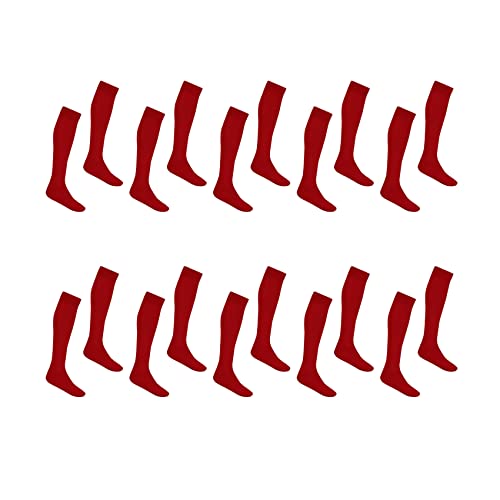 RHINOS sports Strumpfstutzen Unit 10er Pack, Farbe:rot, Größe:42-44 von RHINOS sports