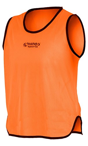 RHINOS sports Trainingsleibchen, Markierungshemd orange 128 von RHINOS sports