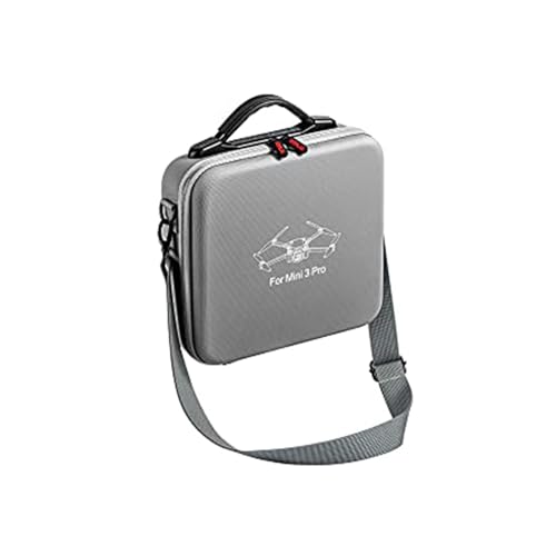 RIGINADO Mini 3 Pro Tasche, Tragbare Reisetasche PU Leder Portable Travel Case Tragetasche für DJI Mini 3 Pro Drohnenzubehör mit DJI Controller und anderem Zubehör (Mini 3 Pro) von RIGINADO