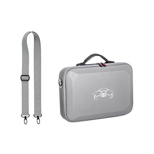 RIGINADO Mini 4 Pro RC2 Tasche, Tragbare Reisetasche PU Leder Portable Travel Case Tragetasche für DJI Mini 4 Pro Drohnenzubehör mit DJI RC Controller und anderem Zubehör (Mini 4 Pro RC2) von RIGINADO