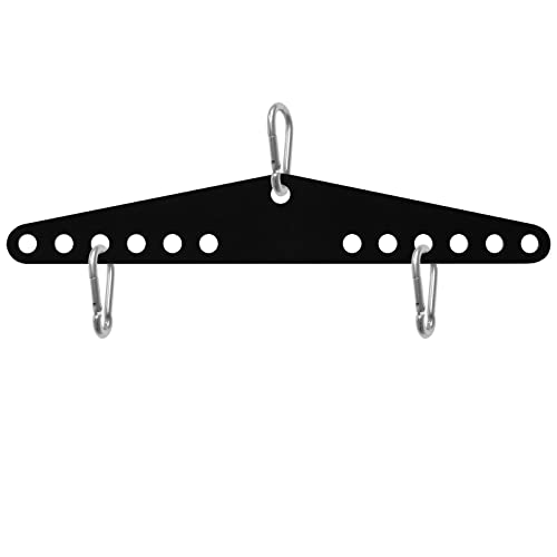 RIMLUFE Doppelter auf einzelner D-Griff Kabel Gewicht Workout Pulley System Adapter Platte Spreader LAT Pull Down BarRope Aufsätze Kabel Maschine für Kniebeugen Rack Home Gym von RIMLUFE