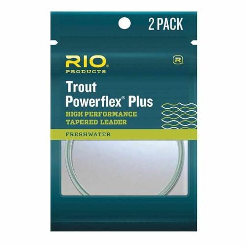 RIO Products Leaders Powerflex Plus 2,7 m, 6 x Vorfach, transparent, 2 Stück von RIO PRODUCTS
