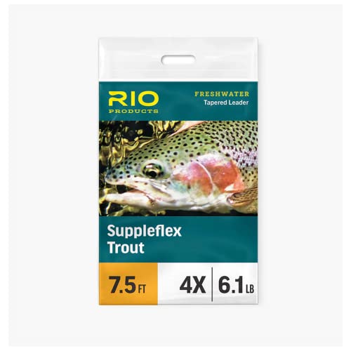 Rio Angeln Produkte suppleflex Trout Leaders, 3 Pack, 9ft - 3X - 3 Pack von RIO PRODUCTS