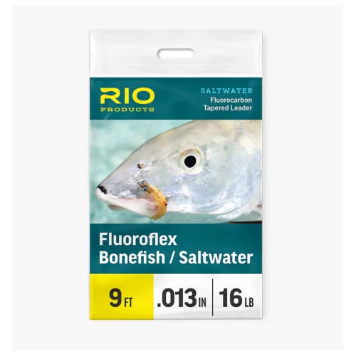 Rio Sole fluoroflex (100% Fluorocarbon) Leader, 9 ft, 3 Stück, 9ft - 12lb - 3 Pack von RIO PRODUCTS