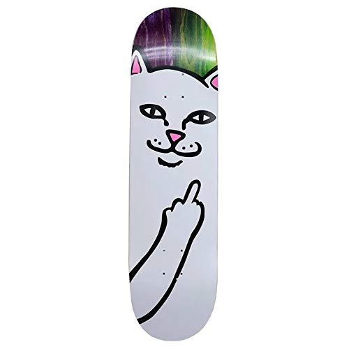 Rip N Dip Lord Nermal Skateboard Deck 8 inch Mint Lavender von RIPNDIP