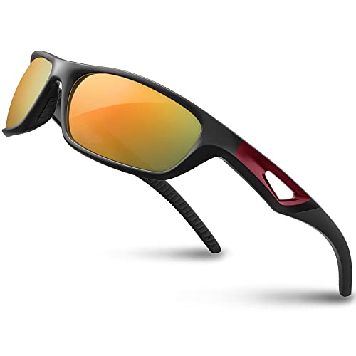 RIVBOS Polarisierte Sport-Sonnenbrille Driving shades For Men TR90 Unbreakable Frame RB831 von RIVBOS