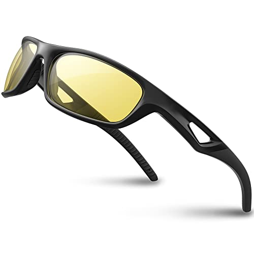 RIVBOS Polarisierte Sport-Sonnenbrille Driving shades For Men TR90 Unbreakable Frame RB831 von RIVBOS