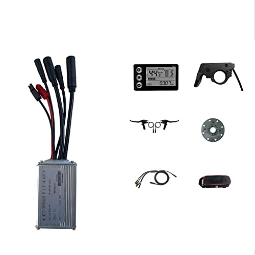 RIVNN Komplettes wasserdichtes Controller-Set, 36/48 V, 250 W, Fahrradsteuerung, mit S866-LCD-Anzeige-Panel für Elektroroller, E-Bike-Zubehör von RIVNN