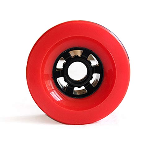 RIYAN 90Mm Elektrisches Skateboard Rad, das Skateboard Rad für SHR78A PU Rad Weiches Widerstand Langes Brett Rad Rot DäMpft von RIYAN