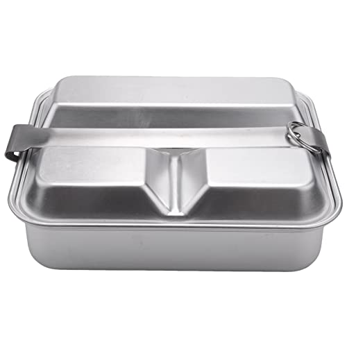 RIYAN Camping Geschirr Aus Aluminium, Tragbare Brot Dose, Camping Pfanne für AußEn Camping Wandern Picknick BBQ Strand von RIYAN